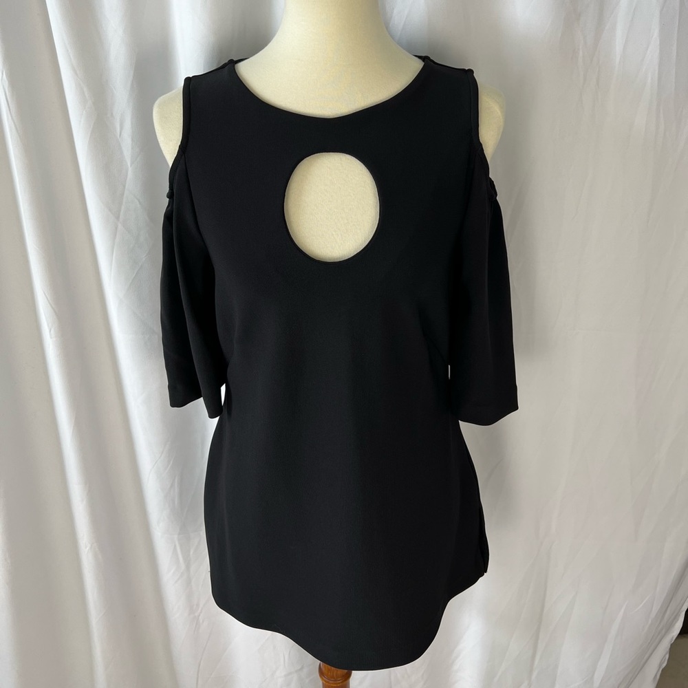 Boston Proper Black Travel Collection Top - MEDIUM